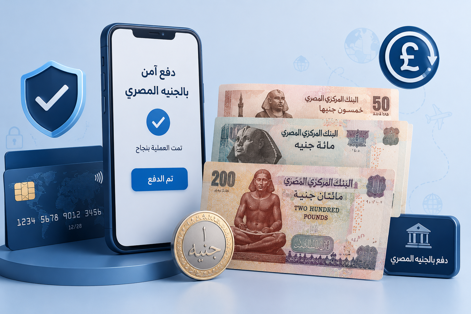 دفع مرن بالجنيه المصري